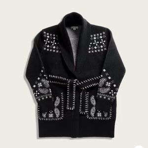 Tecovas Black and White Women's Sweater